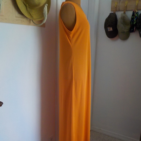 Orange Maxi Dress/Lounge Dress - Picture 2 of 5